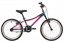 Велосипед NOVATRACK 20" KATRINA алюм., фиолет.металлик, тормоз V-brake, короткие крылья