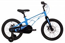 Велосипед NOVATRACK 18" Blast. Магнезиевая рама, синий, полная защ.цепи, диск.тормоз, короткие крыль