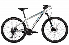 Велосипед STINGER 27.5" RELOAD STD 45 серебряный, алюминий, размер 16