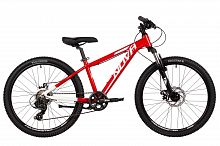Велосипед NOVATRACK 24" EXTREME, алюм.рама 13", красный, 7-скор, TY300/EF41/TZ500, диск.торм.STG