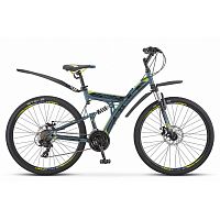 Велосипед Stels Focus 27,5' MD 21 sp V010 Серый/Желтый (LU089832)