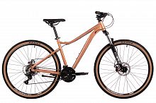 Велосипед STINGER 27.5" LAGUNA бежевый, алюминий, размер MD