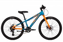 Велосипед NOVATRACK 24" EXTREME алюм.рама 11', тёмно-бирюз, 8 скор. RD360/TS71/HG200, диск.торм.STG,